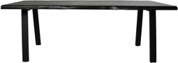 HSM Collection Eettafel Rechthoekig 200cm Zwart Acaciahout/Metaal