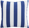 vidaXL - Sierkussens - 4 - st - gestreept - 50x50 - cm - stof - blauw - en - wit