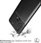 iMoshion Hoesje Geschikt voor Motorola Moto G50 Hoesje Siliconen - iMoshion Carbon Softcase Backcover - Zwart