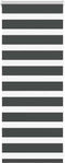 vidaXL - Zebra - rolgordijn - 60x100 - cm - stofbreedte - zwart - 55,9 - cm