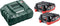 Metabo 685301000 - LiHD Accu-pack 12 V 4,0Ah - Lader ASC 55 (2 stuks)