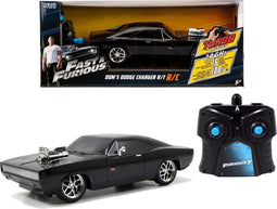Jada Toys - Fast & Furious - RC 1970 Dodge Charger 1:16 - 2,4 GHz - USB-oplaadbaar - Zwart