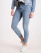 ONLY ONLMILA HW SK ANK DNM BJ13502-1 NOOS - Dames Jeans - Maat W28 X L30 - Denim