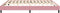 vidaXL - Bedframe - zonder - matras - 200x220 - cm - fluweel - roze