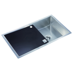 Küppersbusch ESA4500.0GE - Keukenspoelbak - RVS + veiligheidsglas - 340 × 450 mm binnenbak