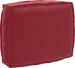 vidaXL - Ligbedkussen - voor - Rugleuning - Wijnrood - 50x40x12 - cm - Oxford - Stof