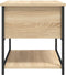vidaXL - Opbergbankje - 70x42,5x47 - cm - bewerkt - hout - sonoma - eikenkleurig