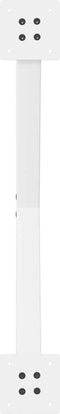 vidaXL - Eettafelpoten - 2 - st - X-vormig - 70x(72-73) - cm - staal - wit
