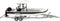 Wiking 009544 H0 Schip Lehmar multifunctionele boot MZB 72
