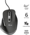 Trust Fyda - Ergonomische Draad Muis - 600-5000 DPI - 6 knoppen (rechtshandig)