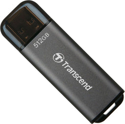 Transcend JetFlash 920 - USB Flash Drive - 512GB - Leessnelheid 420MB/s - Schrijfsnelheid 400MB/s - Grijs