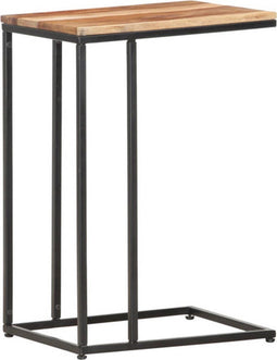 vidaXL Bijzettafel 35x45x65 cm massief sheeshamhout