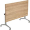 Universele klaptafel breed 160CM diep 80CM bladkleur Antraciet eiken framekleur Wit (RAL9010)