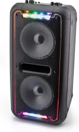 Caliber HPA502BTL - Party Speaker Bluetooth - Karaoke Set met LED verlichting - Zwart