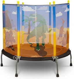 TOYZ Trampoline - Kindertrampoline 100 CM - Dino thema - Veiligheidsnet