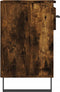 vidaXL - Schoenenkast - 102x36x60 - cm - bewerkt - hout - gerookt - eikenkleurig