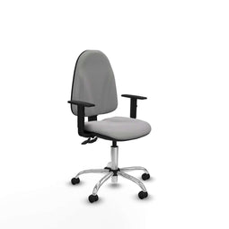 Piqueras y Crespo B1D05RF - Bureaustoel - Hoogteverstelbaar met armleuning - Lichtgrijs