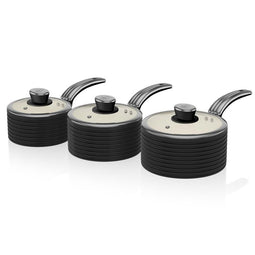 Swan SWPS3020BN Retro Cookware Set - Black