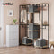 WOLTU opvouwbare opbergdozen set 5 stuks - stoffen opbergkubussen met handgrepen en metalen frame -