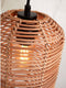 GOOD&MOJO Hanglamp Tanami - Rotan - Ø18x25cm - Modern - Hanglampen Eetkamer, Slaapkamer, Woonkamer