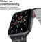 imoshion Siliconen magnetisch bandje - Geschikt voor Apple Watch 1, 2, 3, 4, 5, 6, 7, 8, 9, 10 (42 mm), SE - 38/40/41 mm - Zwart - One Size