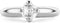 TI SENTO Ring 12127TC - Zilveren dames ring - Gerhodineerd - Maat 60