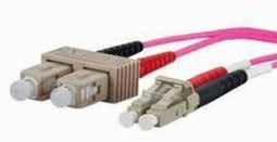 Metz Connect 151S1EOJO20E - Kabel - 2x Fibre SC 2x Fibre LC - Roze (200 cm)