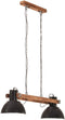 vidaXL Hanglamp industrieel 25 W E27 109 cm zwart