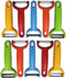 Gemea Dunschiller Y-Model - Kunststof - Mes 5 cm - Mix Kleur - 10 Stuks