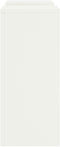 vidaXL - Set - van - 2 - witte - plantenstandaards - voor - buiten, - 24x24x55 - cm, - Staal