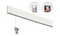 Artiteq Click Rail Foto- en Schilderijophangsysteem - 12 Meter Rails - 8x150 cm - Wit Primer -