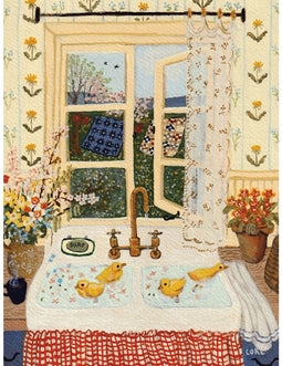 New York Puzzle Company Forget-me-not Spring - 1000 pieces