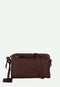 BURKELY Antique Avery Mini Bag - Lederen schoudertas - 2 ritsvakken - Bruin