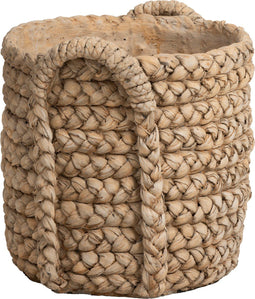 J-Line bloempot Handvaten - keramiek - naturel - large - Ø 32.5 cm