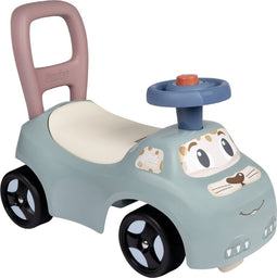 Smoby - Little Smoby auto Ride-On - Loopauto met opbergruimte - Groen Blauw Wit