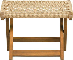 WOOOD Lois Tuinvoetenbank - Hout - Naturel - 34x45x44