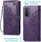 iMoshion Hoesje Geschikt voor Oppo A74 (5G) / A54 (5G) Hoesje Met Pasjeshouder - iMoshion Mandala Bookcase - Paars