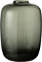 J-Line vaas Cleo - glas - grijs - small