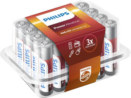Philips LR03P24P/10 - AAA Batterijen - Power Alkaline - 24 stuks