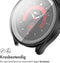 imoshion Screenprotector - Geschikt voor Samsung Galaxy Watch 5 40mm - Full Cover Hard Case / Beschermend Hoesje - Zwart