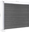 vidaXL - Schuttingpaneel - 175x146 - cm - HKC - zwart