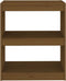 vidaXL - Boekenkast/kamerscherm - 60x30x71,5 - cm - grenenhout - honingbruin
