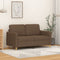 vidaXL - Tweezitsbank - 120 - cm - stof - bruin