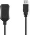 Nedis CCGP60EXTBK50 - USB 2.0 verlengkabel 500cm - Zwart