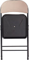 SPARKS - Klapstoel set - Zwart/Beige - Metaal