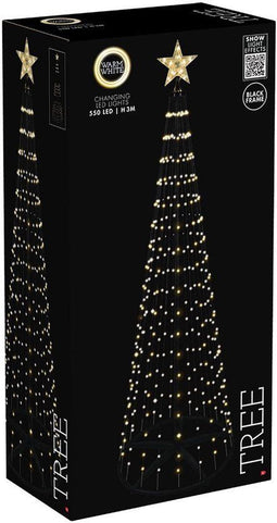 Koopman Verlichte boom - 300 cm - 550 LED - warm wit - binnen & buiten
