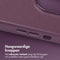 Accezz iPhone 14 Pro - Back Cover - MagSafe Leather - Heath Purple