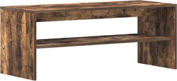 vidaXL - Tv-meubel - 100x40x40 - cm - bewerkt - hout - gerookt - eikenkleurig
