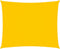 vidaXL - Zonnescherm - rechthoekig - 3x4,5 - m - oxford - stof - geel