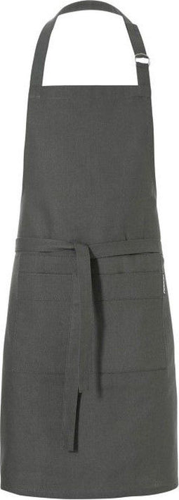 DDDDD Kit Keukenschort - Short met Voorvak - Verstelbaar 85x85 cm - Antraciet